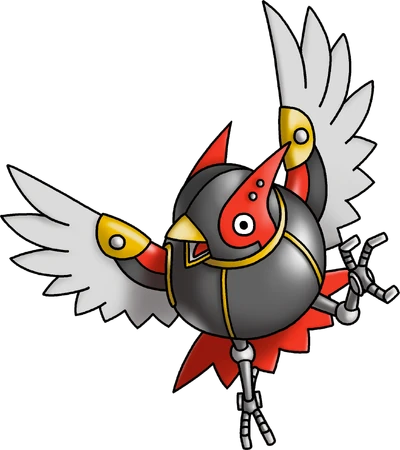 Mecha-mynah — DRAGON QUEST MONSTERS: The Withered World